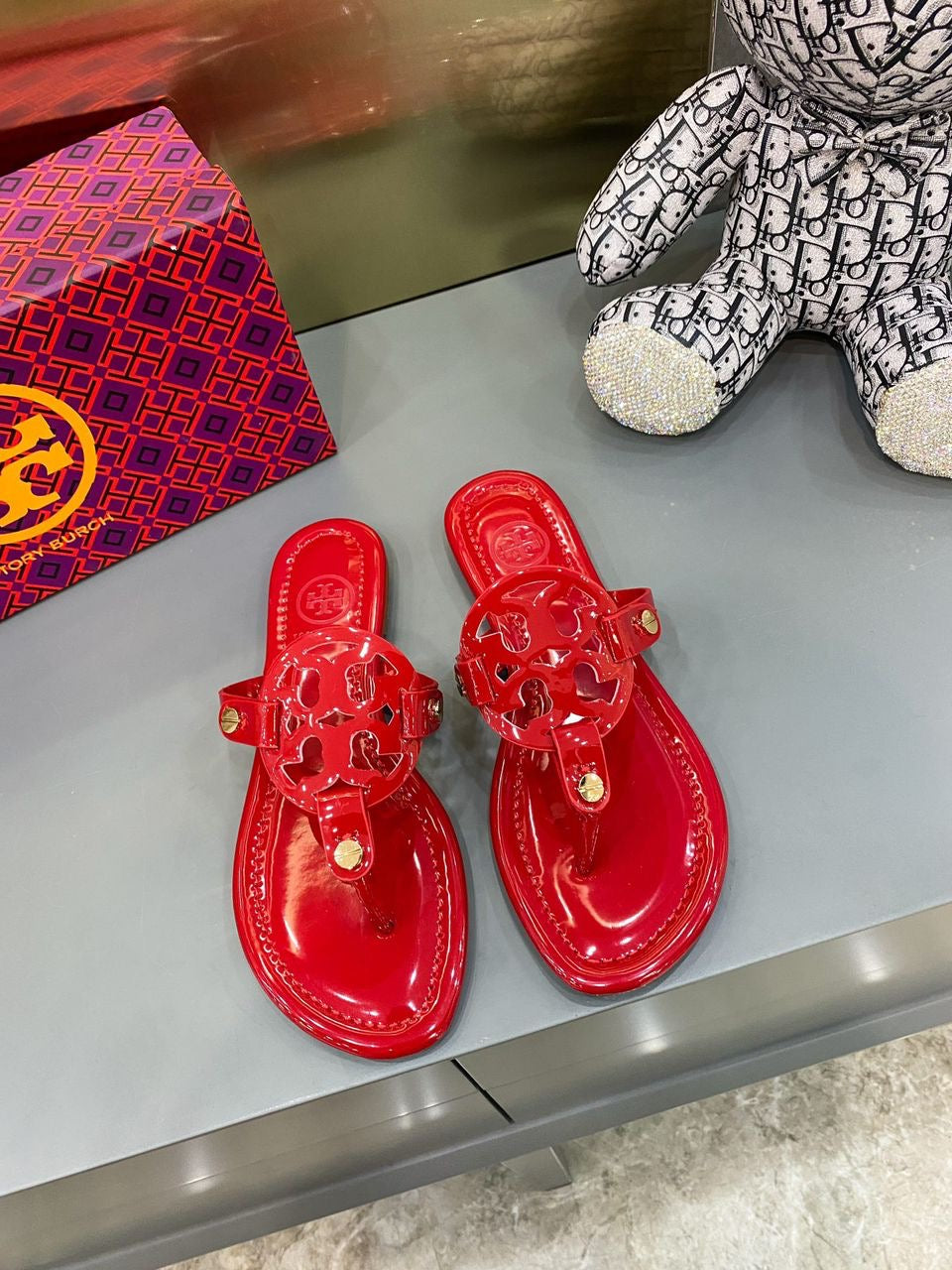 Colorful Designer-Inspired Slide Sandals