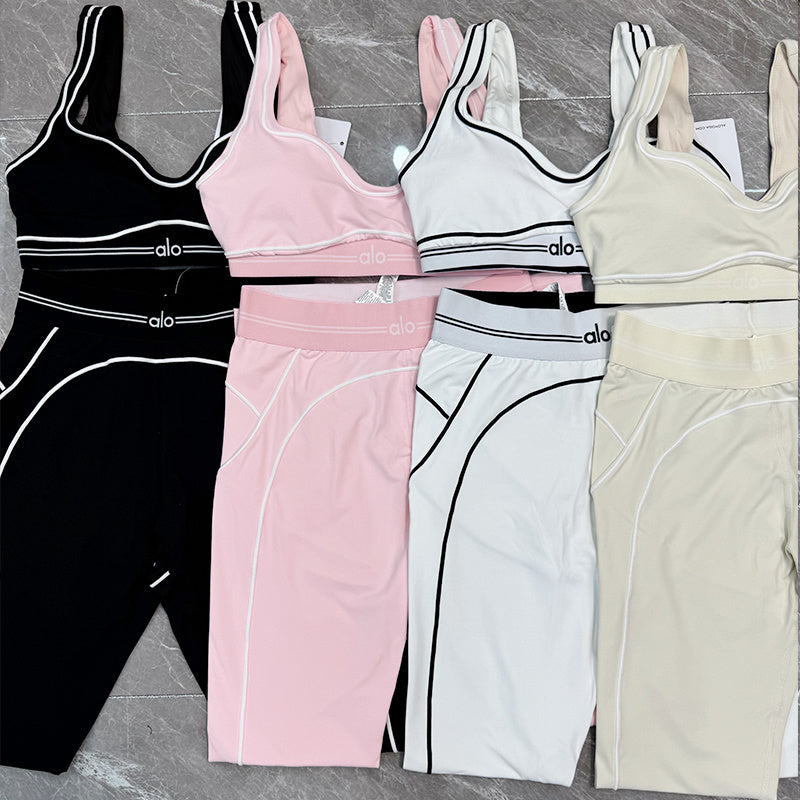 Luxury-Inspired Seamless Activewear Set