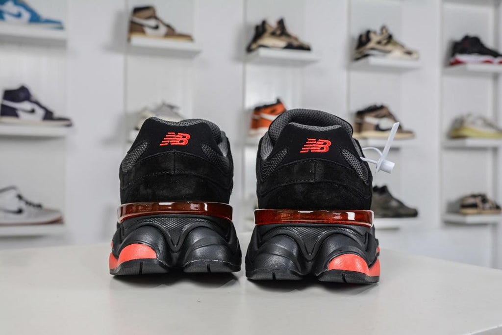 Black & Red Chunky Runner Sneakers (Inspired Design)