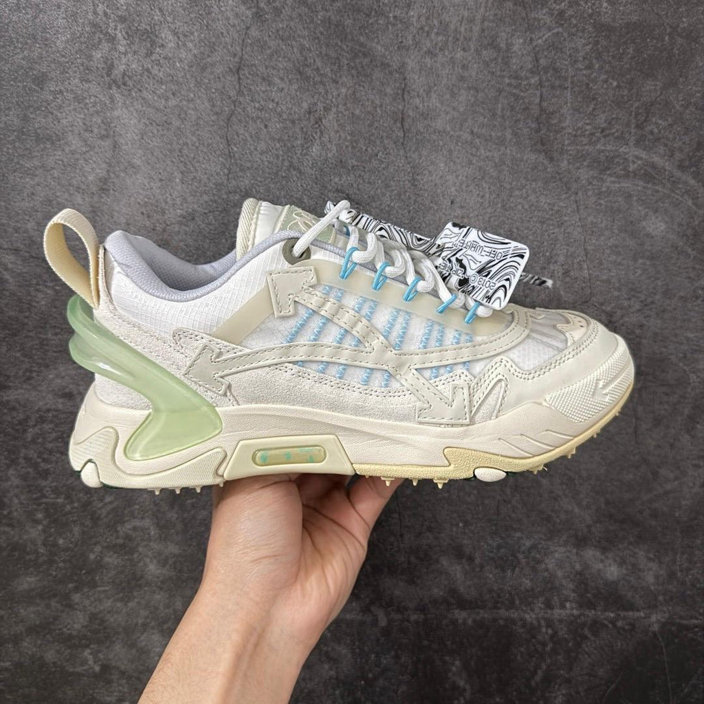 All White Chunky Runner Sneakers (Inspired Design)