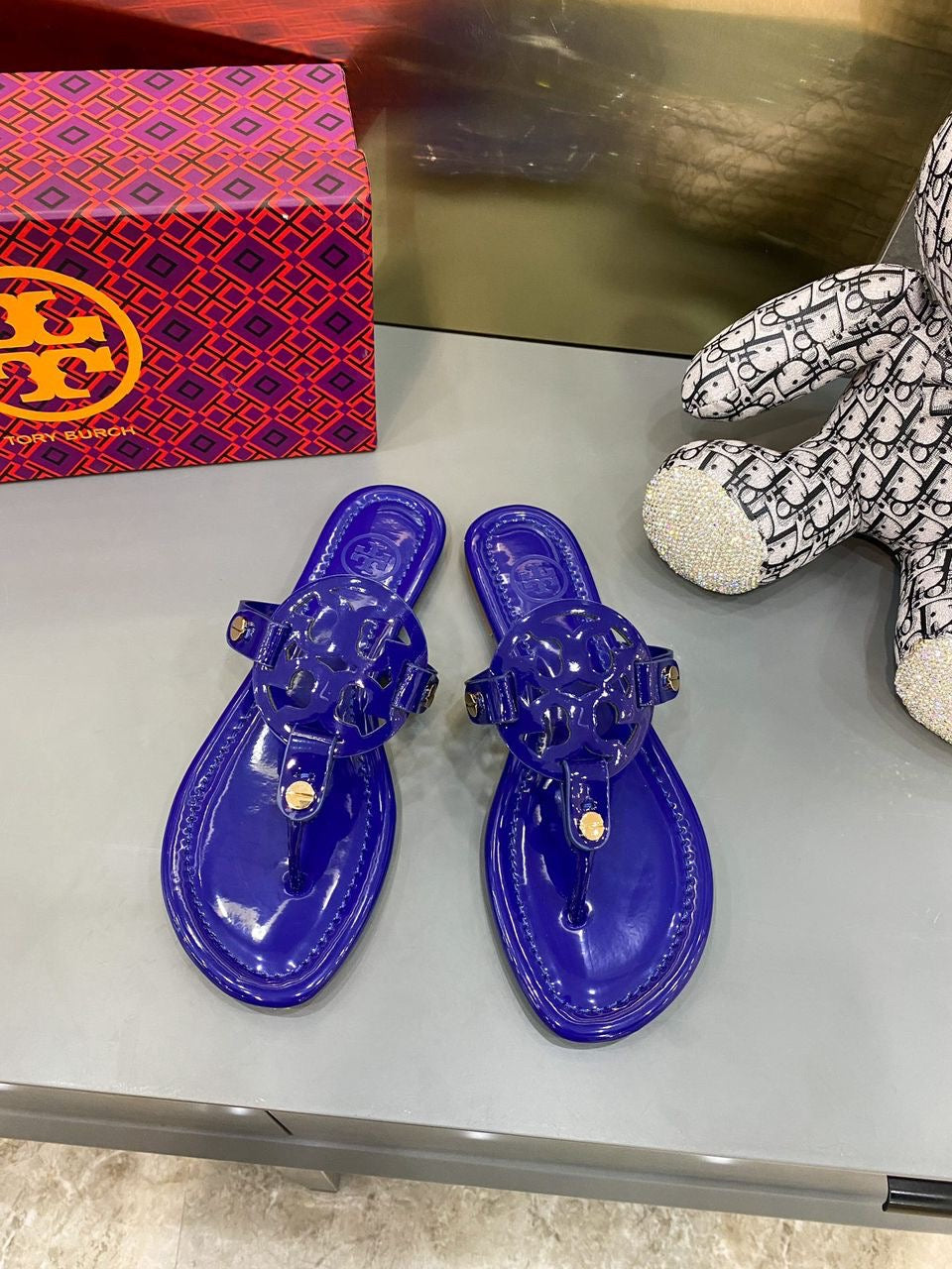 Colorful Designer-Inspired Slide Sandals