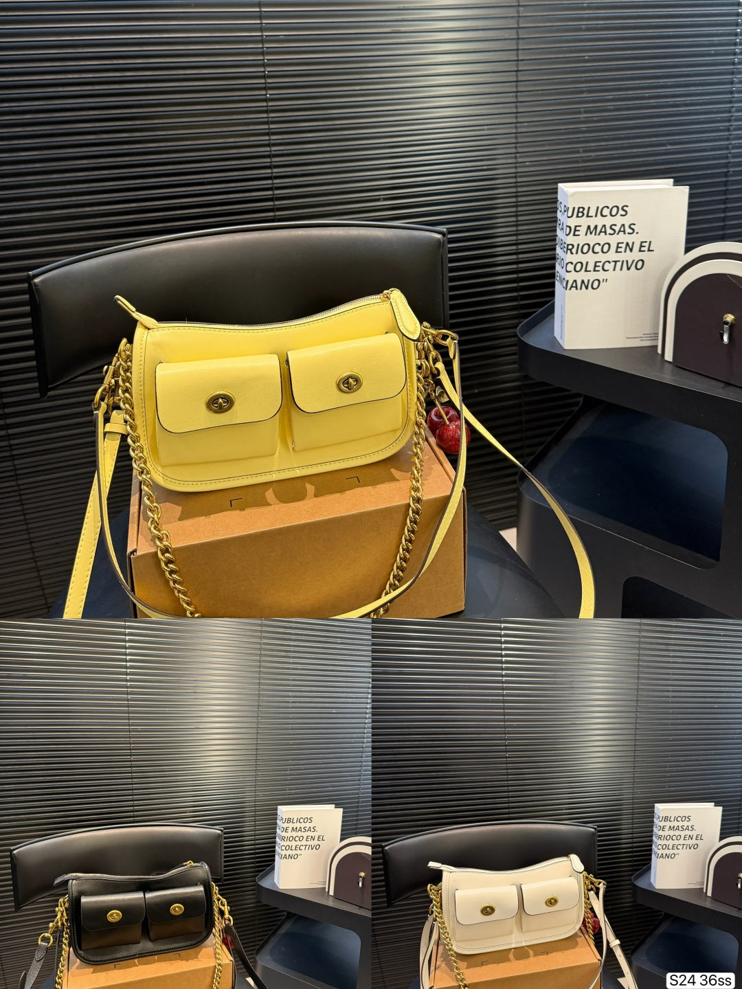 Luxury-Inspired Flap Crossbody Bag