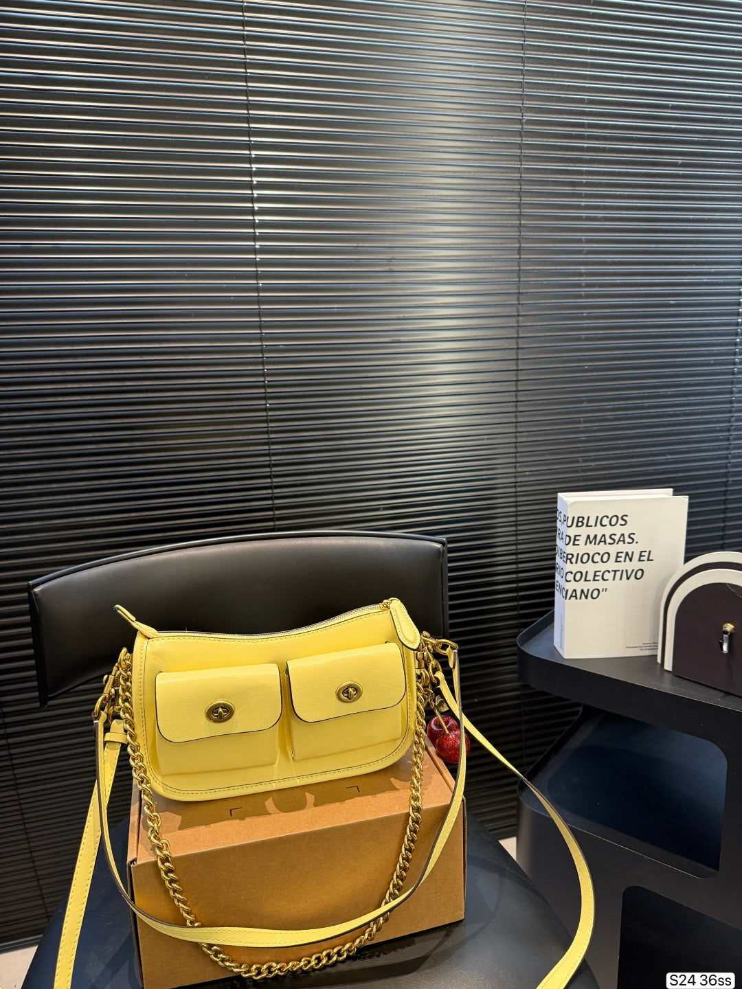 Luxury-Inspired Flap Crossbody Bag