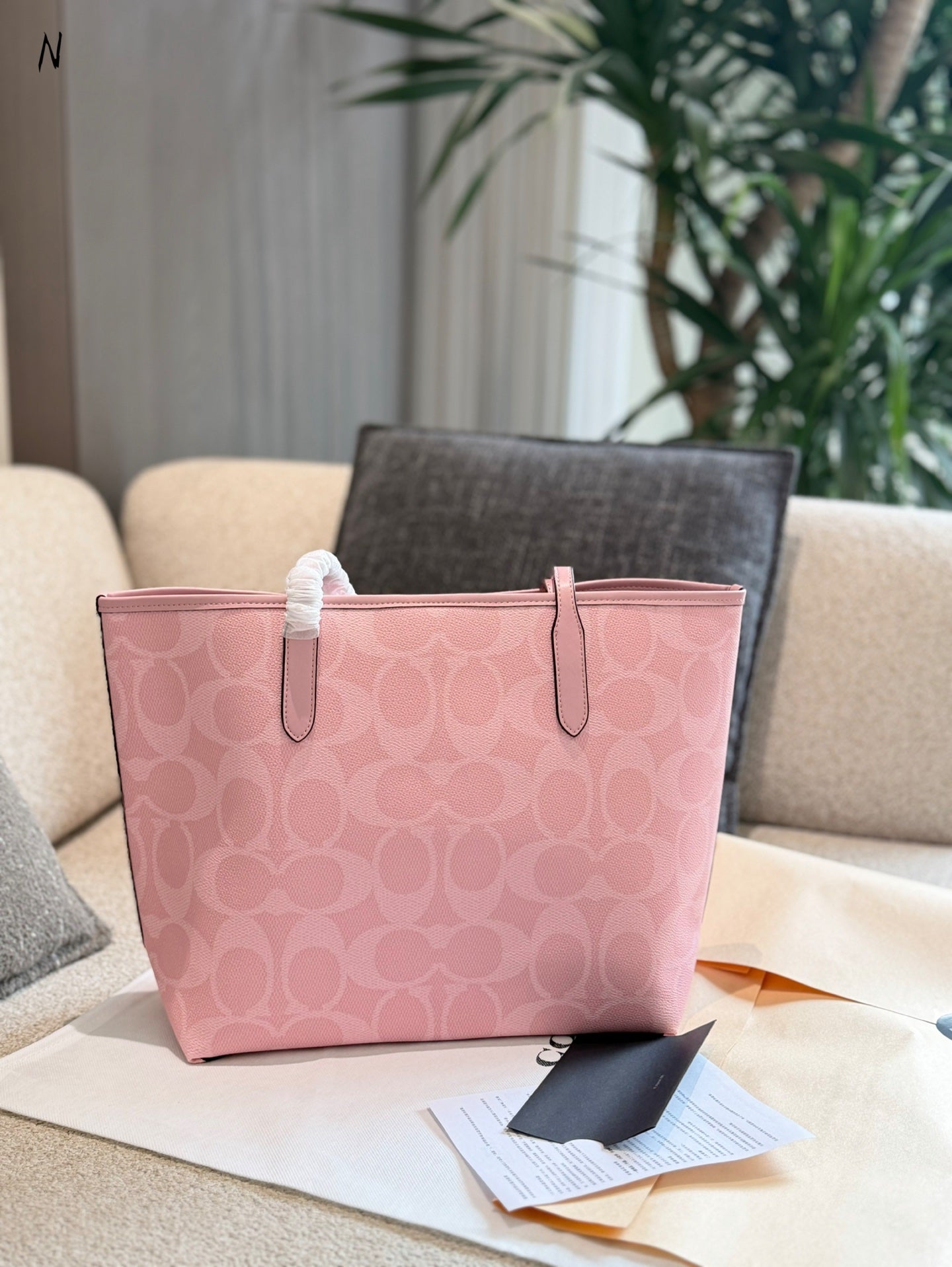 Women’s Pink Tote Bag (Inspired Design)