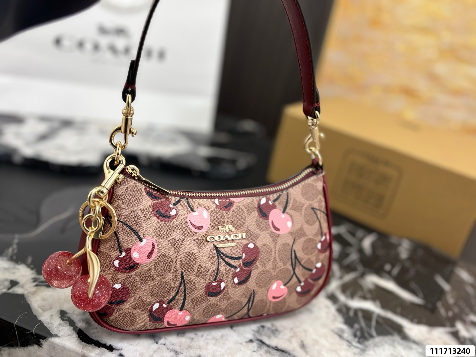 Signature Print Mini Shoulder Bag (Inspired Design)