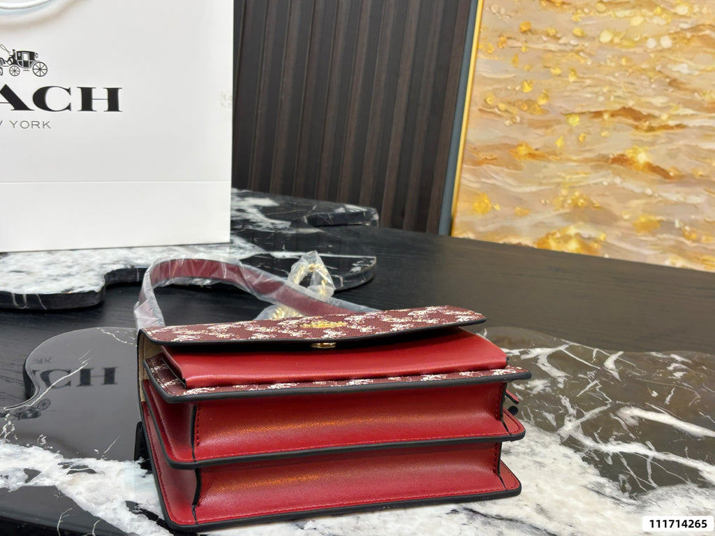 Luxury Red Shoulder Bag (Inspired Design)