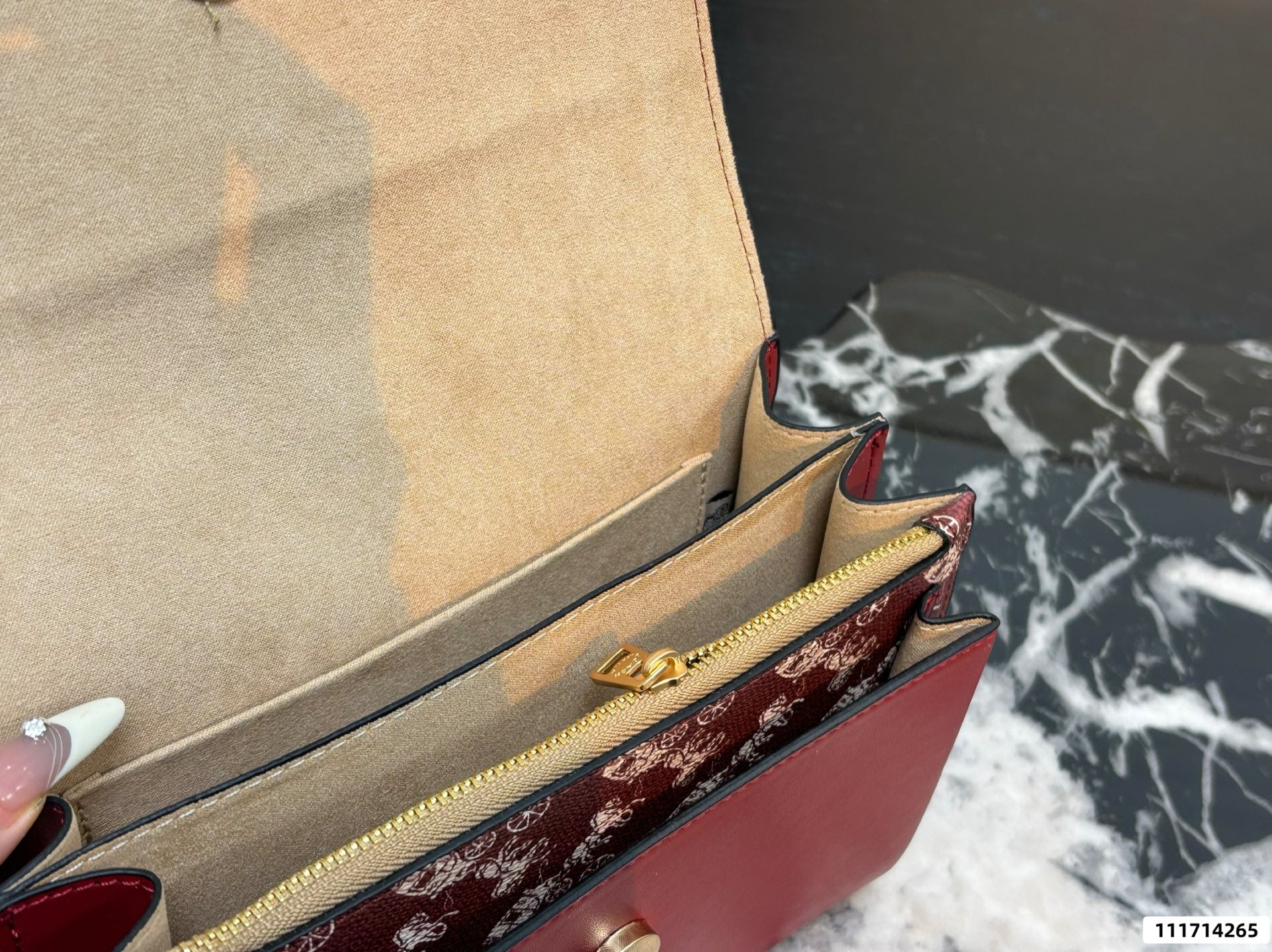 Luxury Red Shoulder Bag (Inspired Design)