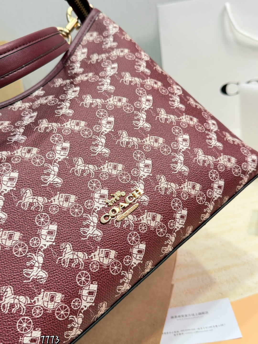 Luxury Purple Monogram Shoulder Bag (Inspired Design)